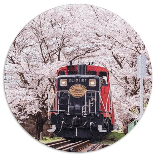 Zug Rätsel Für Erwachsene |Japanese Sakura| 1000pcs (67.5x67.5cm) Puzzles Lernspiele Home Decor von kaiyun