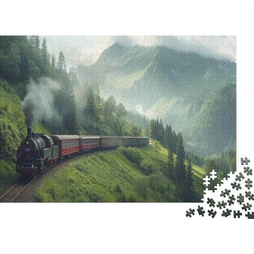 Zug Rätsel Für Erwachsene |Reiselandschaft| 1000pcs (75x50cm) Puzzles Lernspiele Home Decor von kaiyun