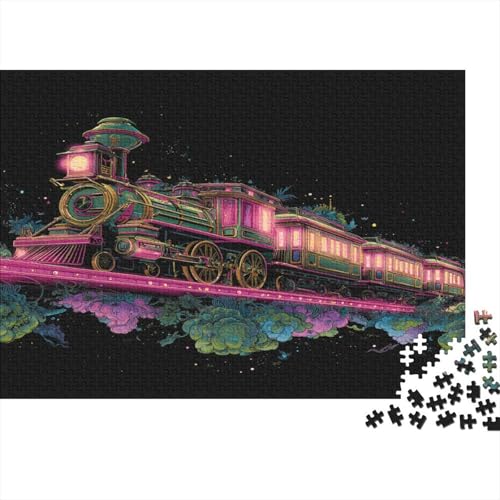 Zug rast durch die Luft Rätsel Für Erwachsene || 1000pcs (75x50cm) Puzzles Lernspiele Home Decor von kaiyun
