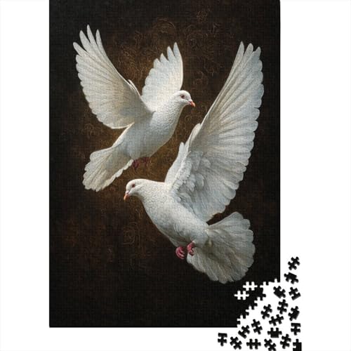 Zwei weiße Tauben Rätsel Für Erwachsene |Ölmalerei| 70x50cm/1000pcs Puzzles Lernspiele Home Decor Zwei weiße Tauben Rätsel Für Erwachsene |Ölmalerei| 70x50cm/1000pcs Puzzles Lernspiele Home Decor von kaiyun
