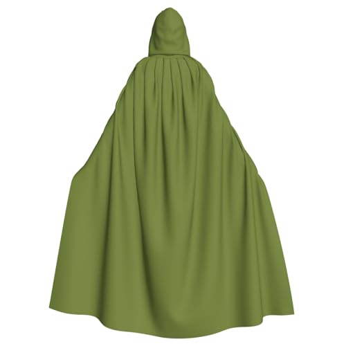 kastiong Cosplay-Umhang für Erwachsene, 160 cm, Halloween, lang, einfarbig, dunkelgrün, Hexe, Kapuzenmantel, Umhang für Party kastiong Cosplay-Umhang für Erwachsene, 160 cm, Halloween, lang, einfarbig, dunkelgrün, Hexe, Kapuzenmantel, Umhang für Party von kastiong
