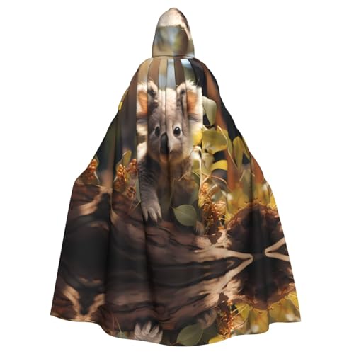 kastiong Cosplay-Umhang für Erwachsene, 160 cm, Kostüm, Halloween, lang, niedlich, Koala-Pflanze, Hexe, Kapuzenmantel, Umhang, Outfit für Party kastiong Cosplay-Umhang für Erwachsene, 160 cm, Kostüm, Halloween, lang, niedlich, Koala-Pflanze, Hexe, Kapuzenmantel, Umhang, Outfit für Party von kastiong