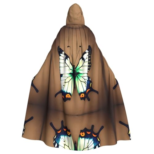kastiong Cosplay-Umhang für Erwachsene, 160 cm, Kostüm, Halloween, lang, niedlicher kleiner Schmetterling, Hexe, Kapuzenmantel, Umhang, Outfit für Party kastiong Cosplay-Umhang für Erwachsene, 160 cm, Kostüm, Halloween, lang, niedlicher kleiner Schmetterling, Hexe, Kapuzenmantel, Umhang, Outfit für Party von kastiong