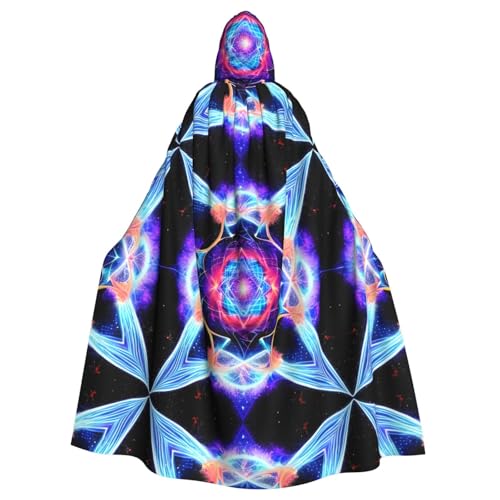 kastiong Cosplay-Umhang für Erwachsene, 160 cm, Kostüm, Halloween, lang, vierdimensional, Weltraum, Hexe, Kapuzenmantel, Umhang, Outfit für Party kastiong Cosplay-Umhang für Erwachsene, 160 cm, Kostüm, Halloween, lang, vierdimensional, Weltraum, Hexe, Kapuzenmantel, Umhang, Outfit für Party von kastiong