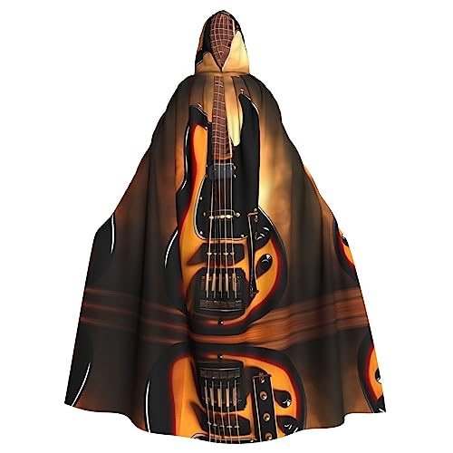kastiong Cosplay-Umhang für Erwachsene, 160 cm, Kostüm, Halloween, lange Instrumentalgitarre, Hexe, Kapuzenmantel, Umhang, Outfit für Party kastiong Cosplay-Umhang für Erwachsene, 160 cm, Kostüm, Halloween, lange Instrumentalgitarre, Hexe, Kapuzenmantel, Umhang, Outfit für Party von kastiong