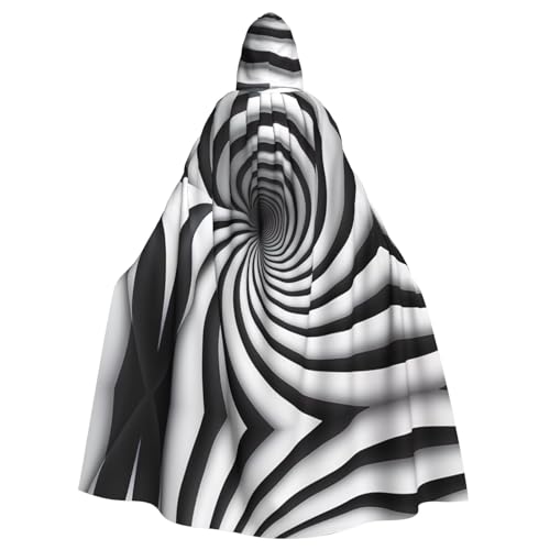 kastiong Cosplay-Umhang für Erwachsene, 160 cm, Kostüm, Halloween, lange Spirale, optische Täuschung, Geschenk, Hexe, Kapuzenmantel, Umhang, Outfit für Party kastiong Cosplay-Umhang für Erwachsene, 160 cm, Kostüm, Halloween, lange Spirale, optische Täuschung, Geschenk, Hexe, Kapuzenmantel, Umhang, Outfit für Party von kastiong