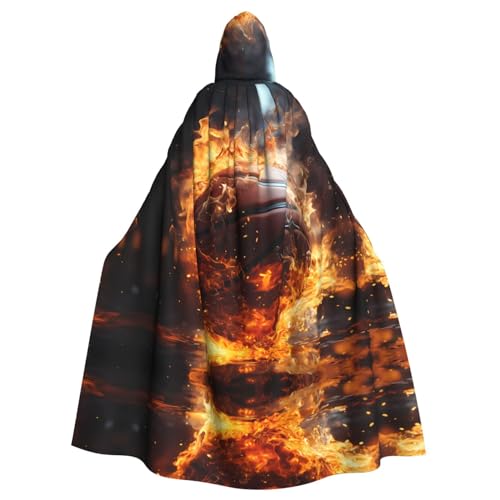 kastiong Cosplay-Umhang für Erwachsene, 160 cm, Kostüm, Halloween, langer Basketball auf Feuer und Wasserflamme, spritzende Hexe, Kapuzenmantel, Umhang, Outfit für Party kastiong Cosplay-Umhang für Erwachsene, 160 cm, Kostüm, Halloween, langer Basketball auf Feuer und Wasserflamme, spritzende Hexe, Kapuzenmantel, Umhang, Outfit für Party von kastiong