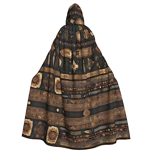 kastiong Cosplay-Umhang für Erwachsene, 160 cm, langes Kostüm im Bohemian-Stil, Hexe, Kapuzenmantel, Umhang, Outfit für Party kastiong Cosplay-Umhang für Erwachsene, 160 cm, langes Kostüm im Bohemian-Stil, Hexe, Kapuzenmantel, Umhang, Outfit für Party von kastiong