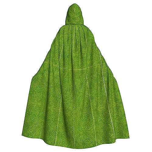 kastiong Cosplay-Umhang für Erwachsene, 160 cm, langes grünes Grasland, Hexe, Kapuzenmantel, Umhang, Outfit für Party kastiong Cosplay-Umhang für Erwachsene, 160 cm, langes grünes Grasland, Hexe, Kapuzenmantel, Umhang, Outfit für Party von kastiong