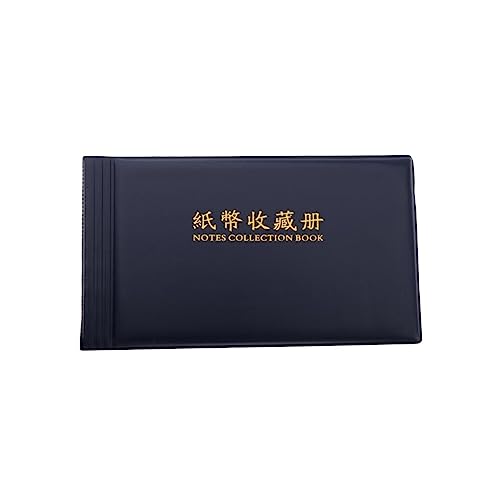 kawehiop Banknotenalbum PU 30 Seiten 60 Taschen Papiergeld Währung Sammelbuch Tragbare Briefmarken Münzprüfer Aufbewahrungshalter, Blau kawehiop Banknotenalbum PU 30 Seiten 60 Taschen Papiergeld Währung Sammelbuch Tragbare Briefmarken Münzprüfer Aufbewahrungshalter, Blau von kawehiop