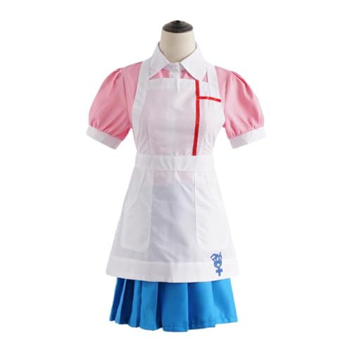 kawehiop Bequemes Super Dangan 2 Mikan Tsumiki Cosplay Kostüm für Damen, einzigartig, pflegeleicht, Baumwolle, vielseitig, modisch, niedlich, Wie Gezeigt, L von kawehiop