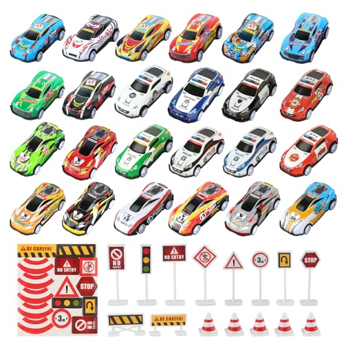 kayqbonke 24 Stück Mini Auto Set, 6,8x3,3x1,8cm Metall Stunt Spielzeugauto Mit 15 Barrikaden, Zufälliger Stil, Metall Kleine Spielzeugautos Können für Kindergeschenke kayqbonke 24 Stück Mini Auto Set, 6,8x3,3x1,8cm Metall Stunt Spielzeugauto Mit 15 Barrikaden, Zufälliger Stil, Metall Kleine Spielzeugautos Können für Kindergeschenke von kayqbonke