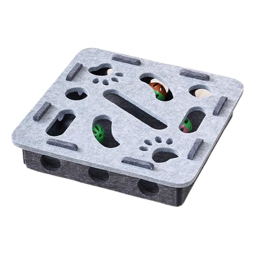 Katzen-Labyrinth-Spielbox, Katzen-Unterhaltungsgerät, Labyrinthbox Mit Glöckchen Und Löchern, Geeignet Für Das Spieltraining Im Haus Für Kätzchen Und Katzen Katzen-Labyrinth-Spielbox, Katzen-Unterhaltungsgerät, Labyrinthbox Mit Glöckchen Und Löchern, Geeignet Für Das Spieltraining Im Haus Für Kätzchen Und Katzen von kdkskss
