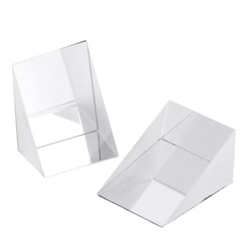 kdkskss Glas-Rechtwinkelprisma - Rechtswinkel Isoskeles Optisches Kristallregenbogen -Prisma, Glastestinstrument, Fotografie -Accessoire Für Fotografie, Unterricht kdkskss Glas-Rechtwinkelprisma - Rechtswinkel Isoskeles Optisches Kristallregenbogen -Prisma, Glastestinstrument, Fotografie -Accessoire Für Fotografie, Unterricht von kdkskss