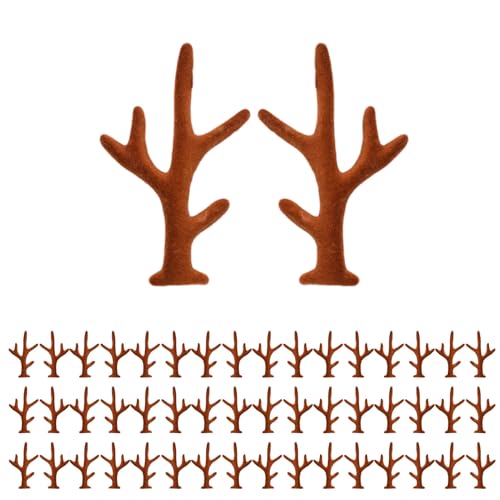 kdkskss Rentiergeweih-Haarnadeln, 100 Süße Weihnachtshaarbänder Aus Geweih, Handgefertigte Süße Haarbänder Für Kinder Und Erwachsene, Weihnachtsdeko Und Foto-Requisiten kdkskss Rentiergeweih-Haarnadeln, 100 Süße Weihnachtshaarbänder Aus Geweih, Handgefertigte Süße Haarbänder Für Kinder Und Erwachsene, Weihnachtsdeko Und Foto-Requisiten von kdkskss