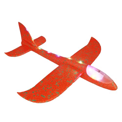 kdkskss Schaumzeugflugzeug -Flugzeug - 48 cm Dreigang Blinkte Licht Im Freien Im Freien Im Freien, Das Schaumstoffflugzeug Mit 10 Farbigen Lichtern Für Die Familie - Orange kdkskss Schaumzeugflugzeug -Flugzeug - 48 cm Dreigang Blinkte Licht Im Freien Im Freien Im Freien, Das Schaumstoffflugzeug Mit 10 Farbigen Lichtern Für Die Familie - Orange von kdkskss