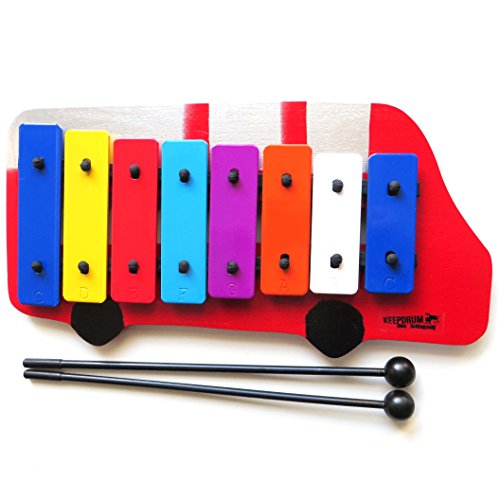 keepdrum Glockenspiel für Kinder Feuerwehr-Auto keepdrum Glockenspiel für Kinder Feuerwehr-Auto von keepdrum
