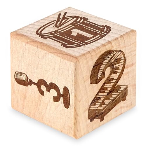 keepdrum Musikwürfel Pop-Rock Geschenkidee Holz-Würfel mit Musik-Motiven 8x8x8cm keepdrum Musikwürfel Pop-Rock Geschenkidee Holz-Würfel mit Musik-Motiven 8x8x8cm von keepdrum