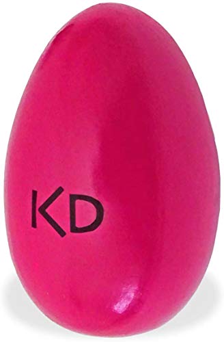 keepdrum Shaker Eggs Schütteleier Eier aus Holz Rot Percussion Instrument Rasseleier für Kinder 1 Paar von keepdrum