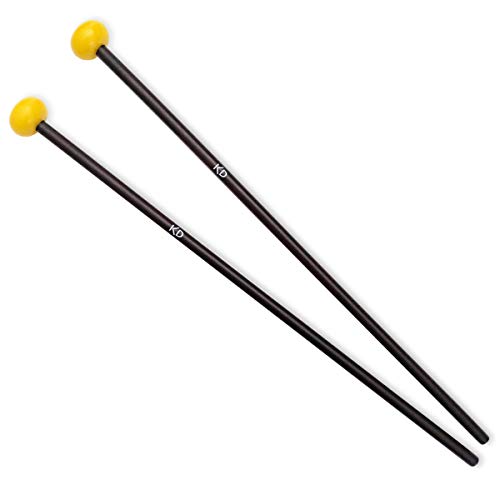 keepdrum XM4 1 Paar Mallet-Schlägel hart Mallet Sticks von keepdrum