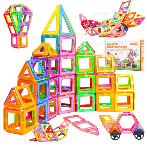 kejector Magnetische Bausteine, 60Teile Magnetspielzeug Magneten Magnetbausteine für Geschenk ab 3 4 5 6 7 8 Jahre, Kinder Bauklötze Magnet Spielzeug Magnetspiele kejector Magnetische Bausteine, 60Teile Magnetspielzeug Magneten Magnetbausteine für Geschenk ab 3 4 5 6 7 8 Jahre, Kinder Bauklötze Magnet Spielzeug Magnetspiele von kejector