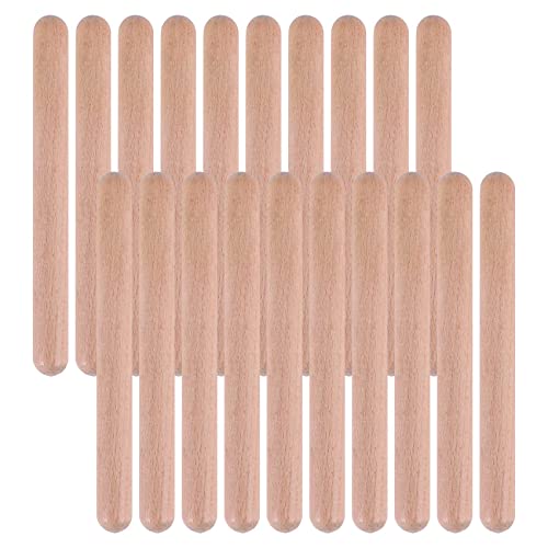 kekaa 20 StüCke 8 Kinder Rhythmus StöCke, Musik StöCke, Klassische Holzklaven, Musikalische Schlaginstrumente, Musik StöCke von kekaa