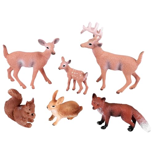 kekaa 6 StüCke Waldtiere Figuren Kreaturen Figuren EichhöRnchen Kaninchen Familie Figuren Miniatur Spielzeug kekaa 6 StüCke Waldtiere Figuren Kreaturen Figuren EichhöRnchen Kaninchen Familie Figuren Miniatur Spielzeug von kekaa