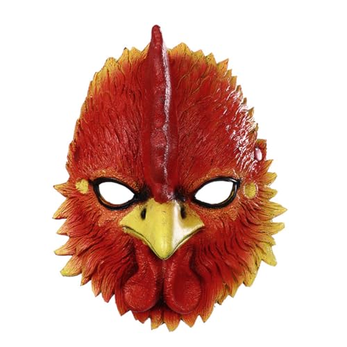 keland Huhn Maske für Erwachsene Tier Maske Hotline Miami Maske Gruselige Tiermaske Halloween Faschingsmasken (Style-C) von keland