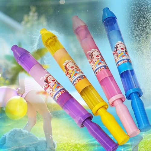 4pcs Feuerwerk Wasser Squirter, Wasserpistolen, Squirter Shooter Soaker Spielzeug Kinder, Romantisches Feuerwerkstil Wasserspray Spielzeug Paare, Wiederverwendbares Sommer Sprinkler Im Freien von keloppasit