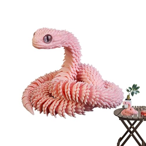 keloppasit -gedruckte Tiere, gedruckte Schlange - -gedrucktes bewegliches Flexibles Schlangenspielzeug - Kreatives Desktop- -bewegliches Schlangendekor-Sensorspielzeug für, Kinder und keloppasit -gedruckte Tiere, gedruckte Schlange - -gedrucktes bewegliches Flexibles Schlangenspielzeug - Kreatives Desktop- -bewegliches Schlangendekor-Sensorspielzeug für, Kinder und von keloppasit