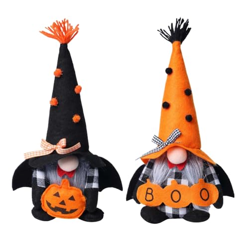 keloppasit Halloween-Zwerge – gesichtslose Kürbis-Puppen, Heimdekoration, gesichtsloser für Kinder, Erwachsene, Urlaub, Tisch, Fenster, Sofa, Schlafzimmer, Outdoor von keloppasit