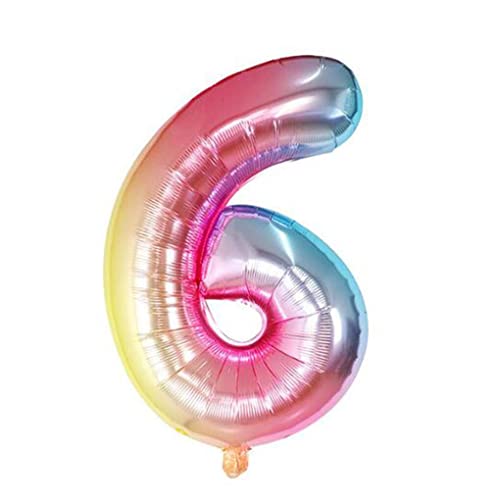 kesurpae Digitale Luftballons, Gradientenrampe, Geburtstagsfigur, Partyzubehör, Verlobungsdekoration, wunderbare Verzierungsgegenstände für den Haushalt, Steigungsrampe6 von kesurpae