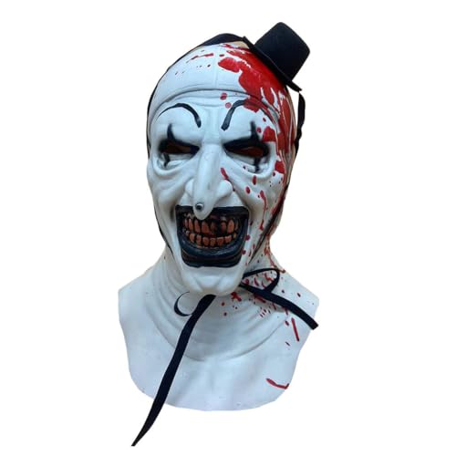 kesurpae Joker Latexmaske für Cosplay, einfach zu tragen und langlebig, Nicht leicht zu reißen. Breite Anwendung: Gruselige Clown Maske für Halloween, Typ 2 kesurpae Joker Latexmaske für Cosplay, einfach zu tragen und langlebig, Nicht leicht zu reißen. Breite Anwendung: Gruselige Clown Maske für Halloween, Typ 2 von kesurpae