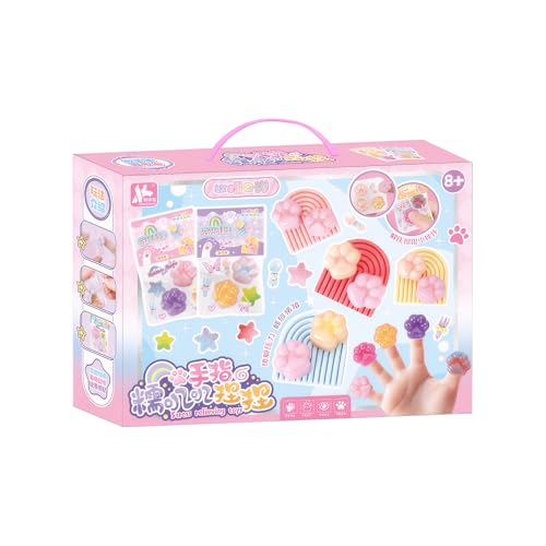 kesurpae Unbegrenzter kreativer Raum mit Jelly Wax Kneading Music Kit TPR DIY handgefertigtes Spielzeug für Kinder Dekompressionsspielzeugpaket , Typ+1 von kesurpae