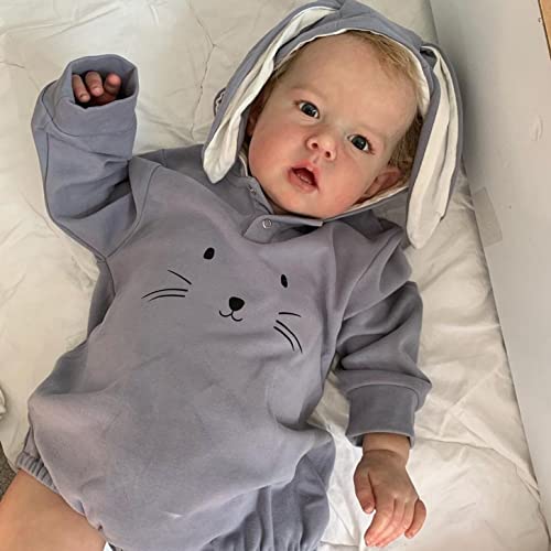 kgniess me Lebensechte Babypuppe Reborn Baby Junge weicher Stoffkörper Reborn Babypuppen Blonder Junge wie EIN echtes Augen offenen Baby Kinder Geschenkset 20 Zoll kgniess me Lebensechte Babypuppe Reborn Baby Junge weicher Stoffkörper Reborn Babypuppen Blonder Junge wie EIN echtes Augen offenen Baby Kinder Geschenkset 20 Zoll von kgniess me