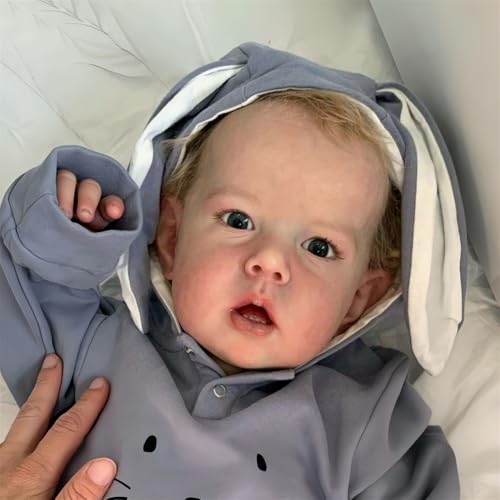 kgniess me Reborn Baby Reborn Babypuppe 20 Zoll handgefertigte lebensechte Babypuppen Junge weicher Stoffkörper, wie EIN echtes Baby, wiedergeborener Junge kgniess me Reborn Baby Reborn Babypuppe 20 Zoll handgefertigte lebensechte Babypuppen Junge weicher Stoffkörper, wie EIN echtes Baby, wiedergeborener Junge von kgniess me
