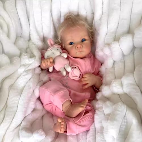 kgniess me Reborn Puppe Mädchen 18zoll 46cm Weichem Baumwollkörper Lebensechte Puppe Reborn Babys Sieht aus wie EIN echtes Baby kgniess me Reborn Puppe Mädchen 18zoll 46cm Weichem Baumwollkörper Lebensechte Puppe Reborn Babys Sieht aus wie EIN echtes Baby von kgniess me