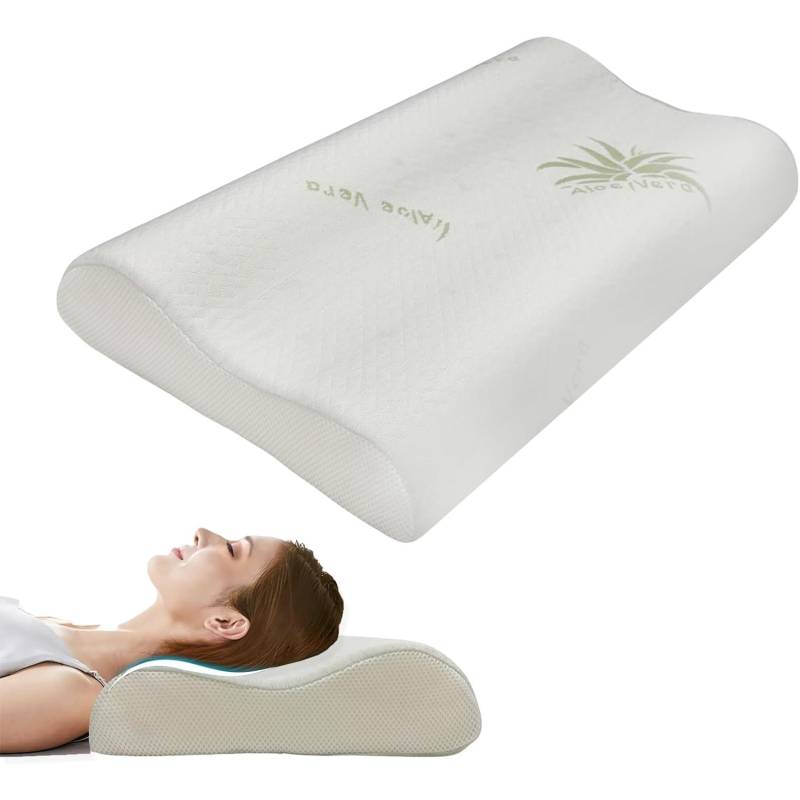 Cuscino Cervicale Letto Adulto Kiby in Memory Foam Aloe Vera [Dispositivo Medico] von kiby