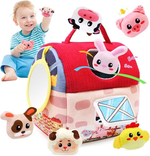 kidmance Babyspielzeug Baby Spielzeug 6-12 Monate,Bauernhoftiere Kinder Lernspiele & Motorikspielzeug Kinderspielzeug von kidmance