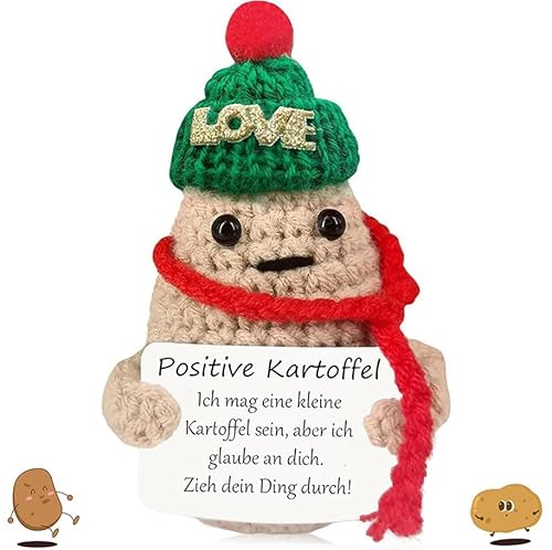 kiimiipa Positive Kartoffel Glücksbringer,Geschenke für Frauen Männer,Geschenk FüR Freundin,Pocket Hug,Positive Geschenke,Lustige Geschenke,Zimmer Büro Dekorationen, Niedliche Puppen (Weihnachten 1) kiimiipa Positive Kartoffel Glücksbringer,Geschenke für Frauen Männer,Geschenk FüR Freundin,Pocket Hug,Positive Geschenke,Lustige Geschenke,Zimmer Büro Dekorationen, Niedliche Puppen (Weihnachten 1) von kiimiipa