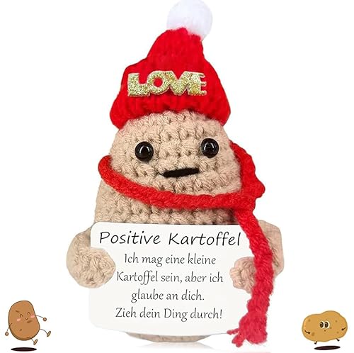 Kiimiipa Positive Kartoffel Glücksbringer, Geschenk für Frauen Männer Freundin, Pocket Hug, Lustige Geschenke, Zimmer Büro Dekorationen, Niedliche Puppen (Weihnachten 2) Kiimiipa Positive Kartoffel Glücksbringer, Geschenk für Frauen Männer Freundin, Pocket Hug, Lustige Geschenke, Zimmer Büro Dekorationen, Niedliche Puppen (Weihnachten 2) von kiimiipa