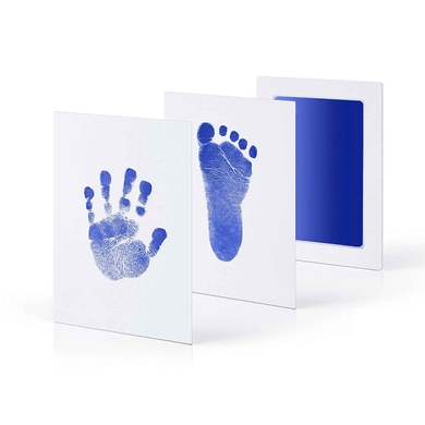 kiinda Hand- und Fußabdruckset CleanTouch, in blau von kiinda
