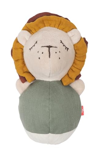 kikadu Bouncer Löwe - Babyspielzeug aus 100% GOTS-zertifizierter Bio-Baumwolle von kikadu