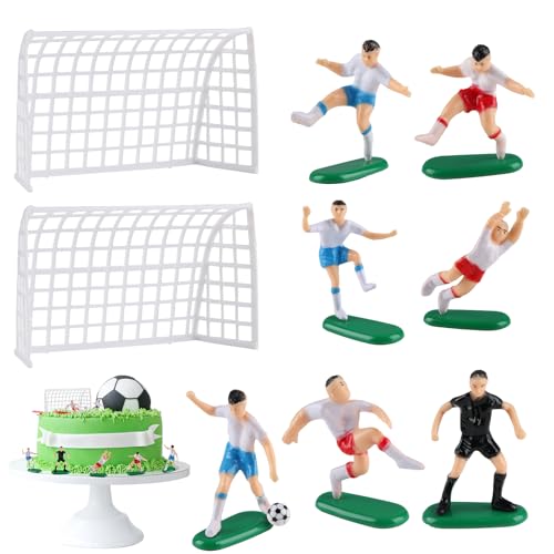 Tortendeko Fussball Figuren Kuchen Deko, 9 Stück Kuchen Deko Fußball Figuren Decoration Tortenaufleger Fussball Deko für Kinder Junge Fußballfan Geburtstag Fußball Thema Party Tortendeko Fussball Figuren Kuchen Deko, 9 Stück Kuchen Deko Fußball Figuren Decoration Tortenaufleger Fussball Deko für Kinder Junge Fußballfan Geburtstag Fußball Thema Party von kiki fancy