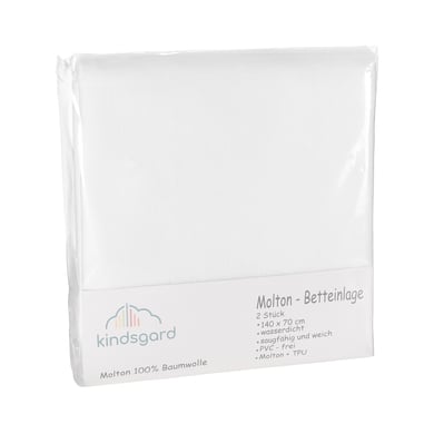 kindsgard Betteinlagen tistap 2er-Pack 70 x 140 cm weiß kindsgard Betteinlagen tistap 2er-Pack 70 x 140 cm weiß von kindsgard