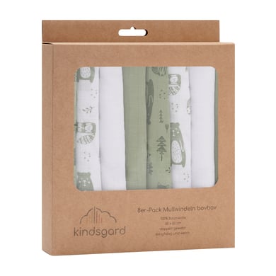 kindsgard Mullwindeln bovbov 8er-Pack olive kindsgard Mullwindeln bovbov 8er-Pack olive von kindsgard