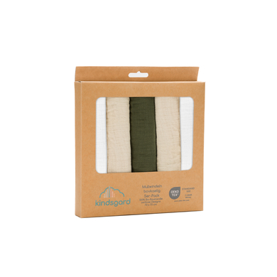 kindsgard Mullwindeln bovkaelig 5er-Pack oliv kindsgard Mullwindeln bovkaelig 5er-Pack oliv von kindsgard