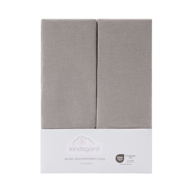 kindsgard Spannbettlaken laylig 2er-Pack 70 x 140 cm grau kindsgard Spannbettlaken laylig 2er-Pack 70 x 140 cm grau von kindsgard
