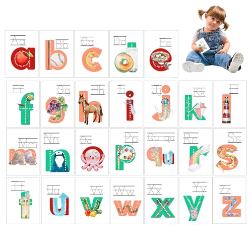 Lernen Sie Buchstaben Sounds Flash -Karten, 26 Alphabet -Flash -Karten, eingebettete Piktogramm Mnemonik, Alphabetkarten für Lernaktivitäten für Kleinkinder, Alphabet -Lehrtool für frühes Lernen Lernen Sie Buchstaben Sounds Flash -Karten, 26 Alphabet -Flash -Karten, eingebettete Piktogramm Mnemonik, Alphabetkarten für Lernaktivitäten für Kleinkinder, Alphabet -Lehrtool für frühes Lernen von kinrguiyuez