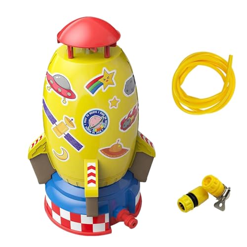 Raketenkinder im Freien Wassersprinkler, Raketenwerfer mit Wassersprühgerät, 360 rotierender Raum Raketensprinkler, Außenwasserdruck -Lift -Sprinklerspielzeug, Sommersprayspielzeug Raketenkinder im Freien Wassersprinkler, Raketenwerfer mit Wassersprühgerät, 360 rotierender Raum Raketensprinkler, Außenwasserdruck -Lift -Sprinklerspielzeug, Sommersprayspielzeug von kinrguiyuez